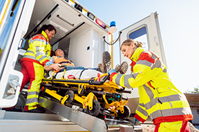 Ambulancier niet-dringend pati&euml;ntenvervoer