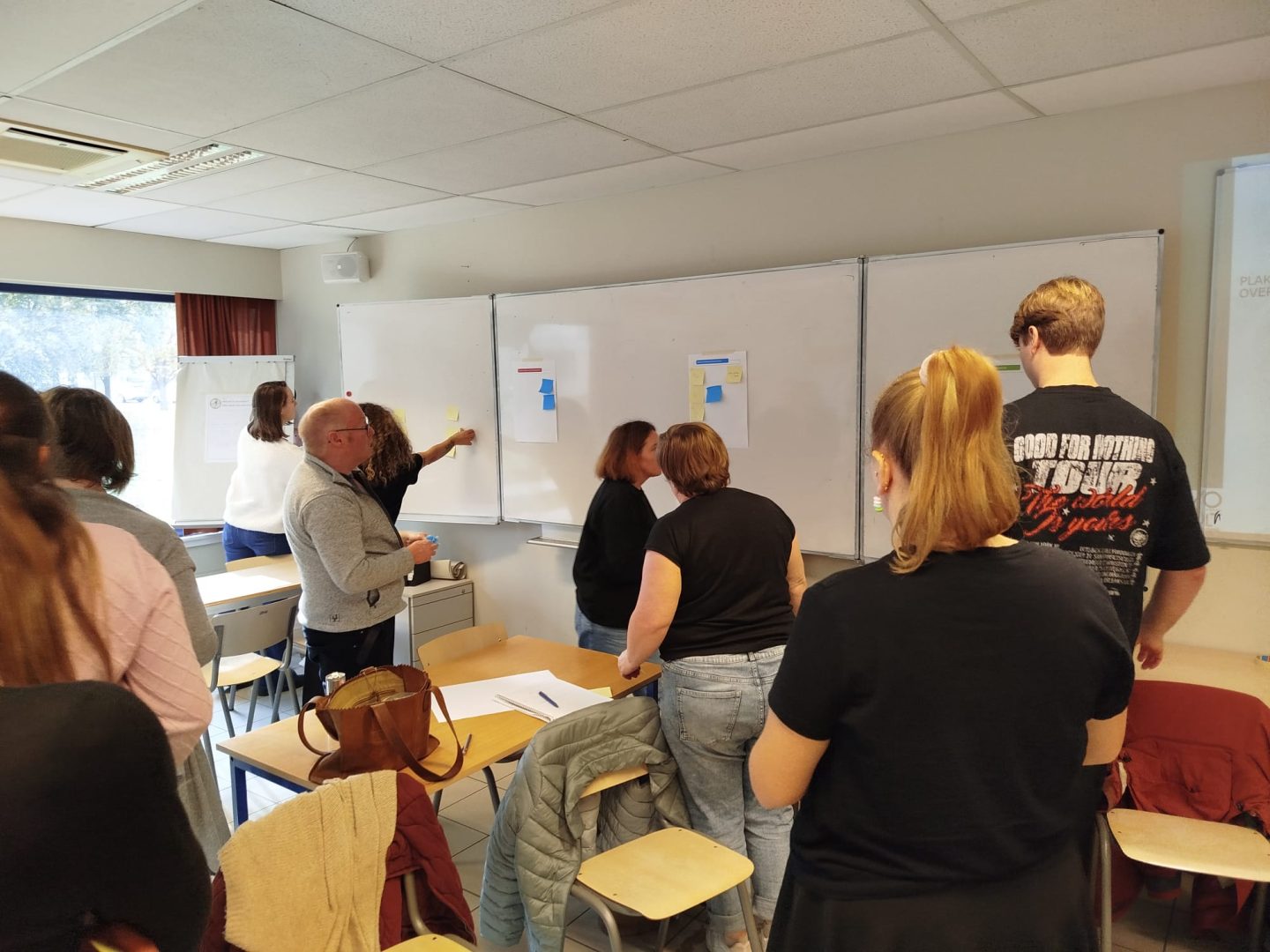 Cursisten van de boostermodule tijdens een activiteit