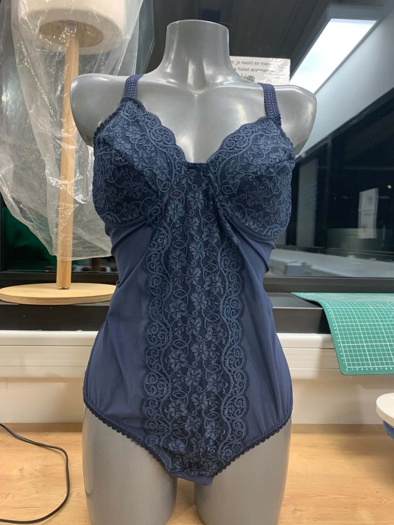 Lingerie gemaakt door een cursist bij CVO Volt